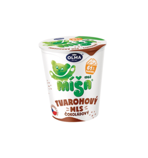 Míša tvarohový krém čokoládový 130g